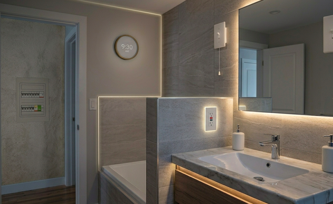 électricité salle de bain